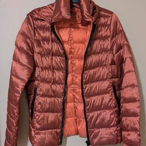 a.n.a Women's Copper Puffer Jacket